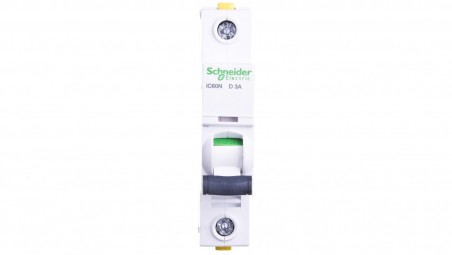 Wyłącznik nadprądowy 1P D 3A 6kA AC iC60N-D3 A9F05103