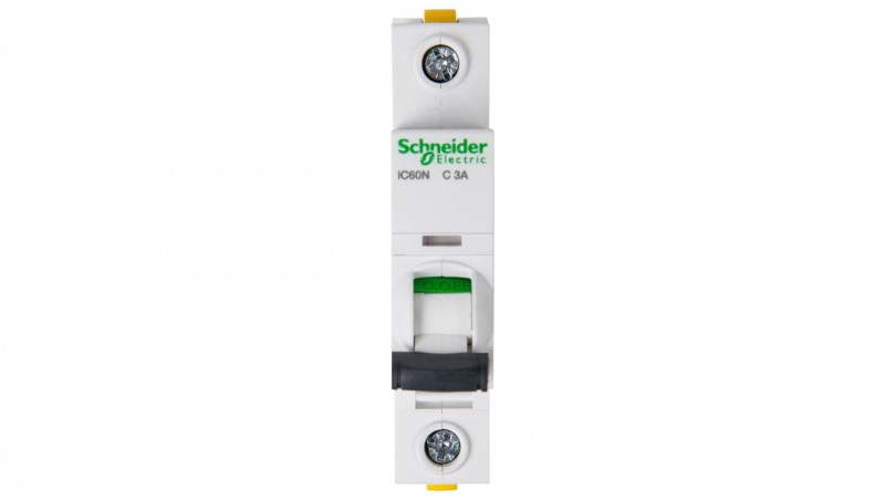 Wyłącznik nadprądowy 1P C 3A 6kA AC iC60N-C3 A9F04103