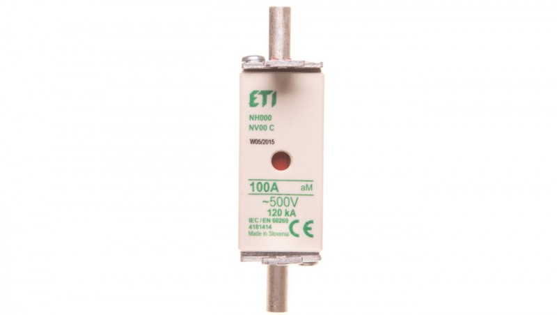 Wkładka bezpiecznikowa KOMBI NH000 100A aM 500V WT-00C 004181414