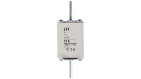 Wkładka bezpiecznikowa NH1 63A gG 500V WT-1 004113243