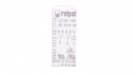 Przekaźnik miniaturowy 2P 110V DC PCB AgNi RM84-2012-35-1110 600339