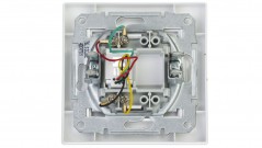ASFORA Gniazdo telefoniczne pojedyncze RJ11 białe EPH4100121