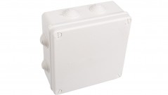 Puszka n/t hermetyczna pusta 167x167x75mm IP55 biała PK-7 0238-01