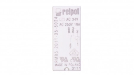 Przekaźnik miniaturowy 1P 16A 24V AC PCB AgNi RM85-2011-35-5024 604651