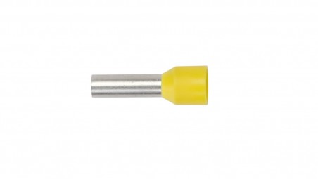 Końcówka tulejkowa izolowana TI 6mm2/12mm żółta cynowana TI6L12 /100szt.