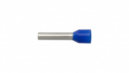 Końcówka tulejkowa izolowana TI 2,5mm2/12mm niebieska cynowana TI2,5L12 /100szt.