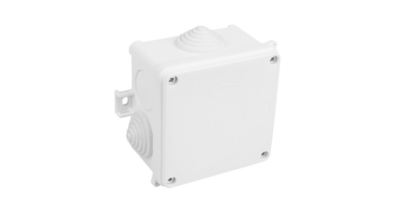 Puszka n/t hermetyczna pusta 88x88x55mm IP55 biała odporna na UV N80x80 35110206