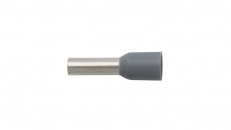 Końcówka tulejkowa izolowana TI 4mm2/10mm szara cynowana TI4L10 /100szt.