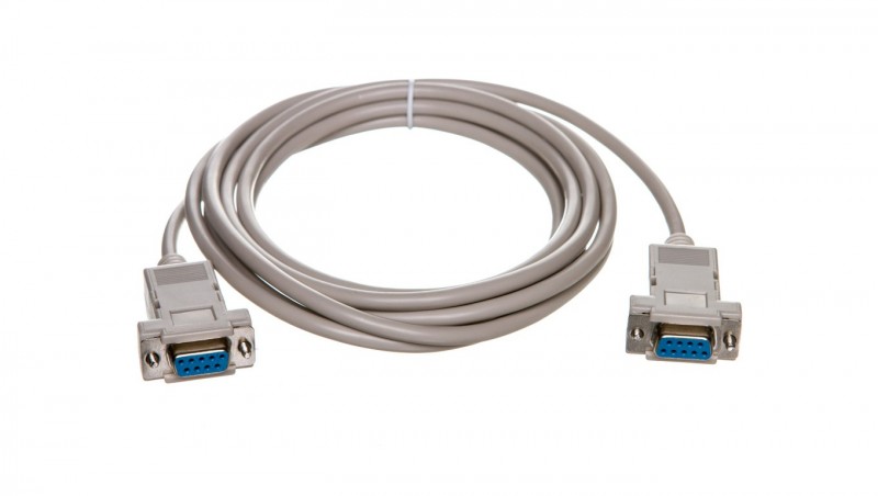 Kabel połączeniowy RS232 null-modem Typ DSUB9/DSUB9, Ż/Ż beżowy 3m AK-610100-030-E