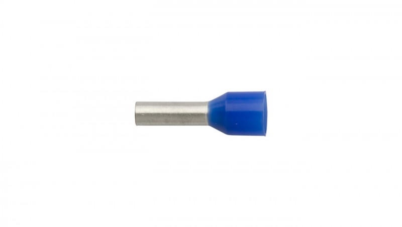 Końcówka tulejkowa izolowana TI 2,5mm2/8mm niebieska cynowana TI2,5L8 /100szt./ Końcówka tulejkowa izolowana TI 2,5mm2/8mm niebieska cynowana TI2,5L8 /100szt./