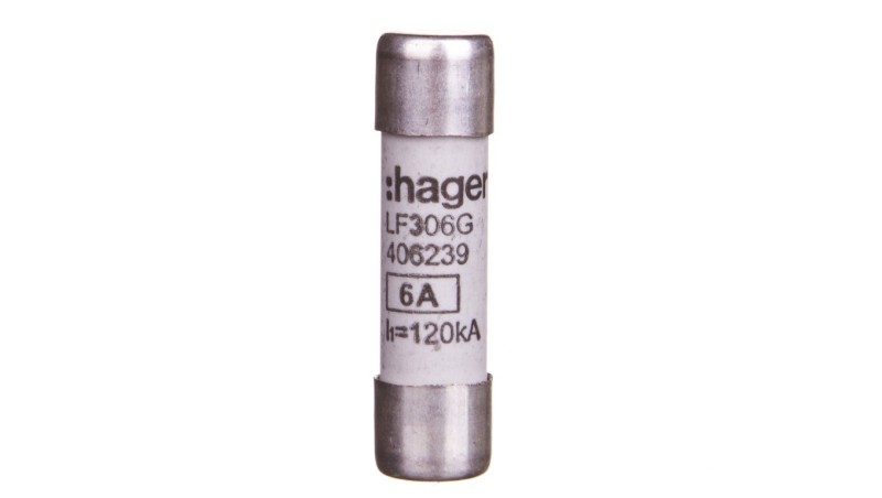 Wkładka bezpiecznikowa BiWtz cylindryczna 10x38mm 6A gG 400V LF306G Wkładka bezpiecznikowa BiWtz cylindryczna 10x38mm 6A gG 400V LF306G