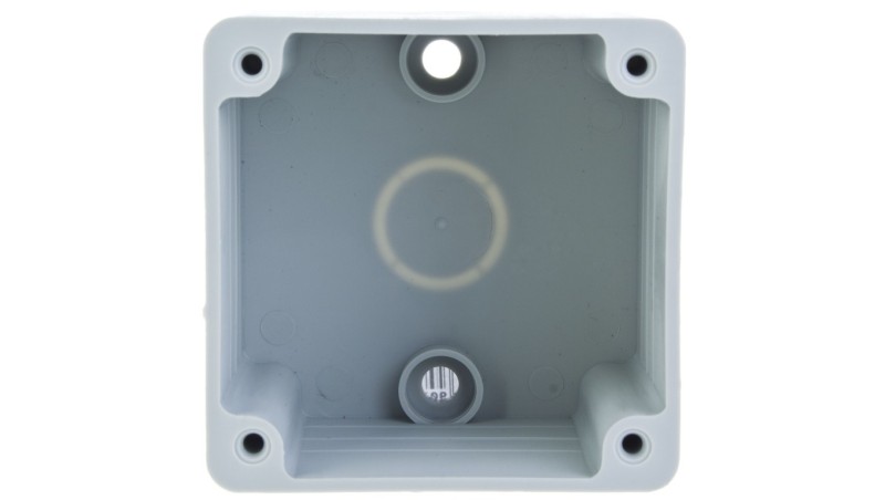 Puszka natynkowa do gniazd tablicowych 75x75mm IP44 80000 Puszka natynkowa do gniazd tablicowych 75x75mm IP44 80000