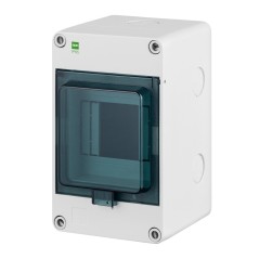 Rozdzielnia 1x4 natynkowa z tworzywa sztucznego IP65 biała ELEKTRO-PLAST NASIELSK