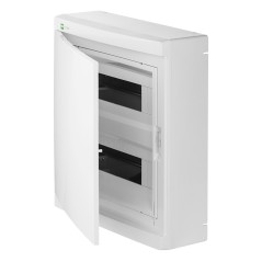 Rozdzielnia elektryczna modułowa 2x12 natynkowa z tworzywa sztucznego IP40 biała ELEKTRO-PLAST NASIELSK