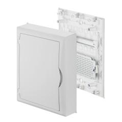 Rozdzielnica modułowa 2x12 n/t ECONOMIC BOX RN 2/24 drzwi białe (N+PE) IP40 2505-00