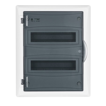 Rozdzielnica modułowa 2x12 n/t ECONOMIC BOX RN 2/24 drzwi transparentne (N+PE) IP40 2505-01