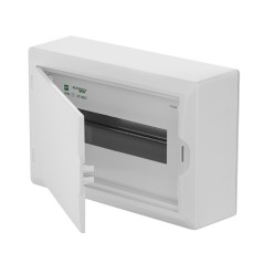 Rozdzielnia elektryczna modułowa 1x12 natynkowa z tworzywa sztucznego IP40 biała ELEKTRO-PLAST NASIELSK