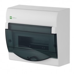 Rozdzielnia elektryczna modułowa 1x8 natynkowa z tworzywa sztucznego IP40 biała ELEKTRO-PLAST NASIELSK