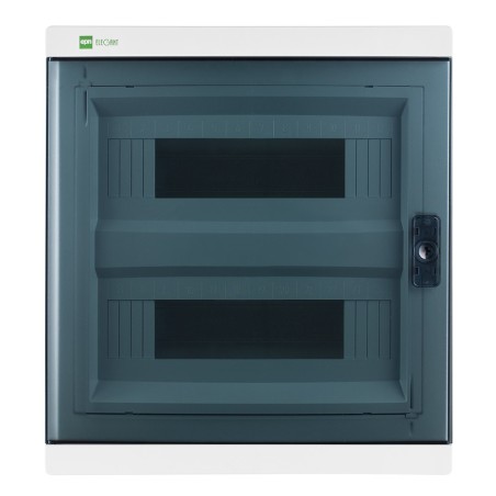 Rozdzielnica modułowa Elegant 2x12 natynkowa IP40 N+PE drzwi przezroczyste 2425-01