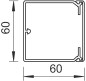 Kanał instalacyjny 60x60 WDK60060GR szary 6025668 /2m/ Kanał instalacyjny 60x60 WDK60060GR szary 6025668 /2m/