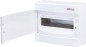 Rozdzielnica modułowa 1x12 natynkowa drzwi białe / IP 40 400V AC / ECT12PO 001101006 Rozdzielnica modułowa 1x12 natynkowa drzwi białe / IP 40 400V AC / ECT12PO 001101006