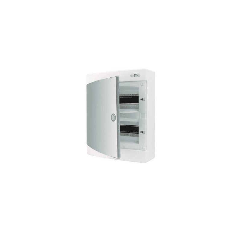 Rozdzielnica modułowa 2x12 natynkowa drzwi białe / IP 40 400V AC / ECT24PO-s 001101072 Rozdzielnica modułowa 2x12 natynkowa drzwi białe / IP 40 400V AC / ECT24PO-s 001101072