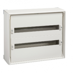 Rozdzielnia elektryczna modułowa 2x12 natynkowa ze stali IP30 biała Schneider Electric