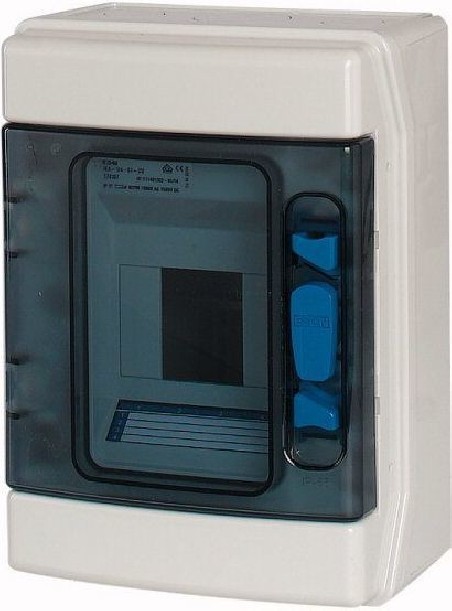 Rozdzielnia elektryczna modułowa 1x4 podtynkowa z tworzywa sztucznego IP65 biała EATON