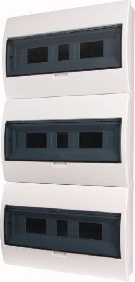 Rozdzielnia elektryczna modułowa 3x18 natynkowa z tworzywa sztucznego IP40 biała EATON
