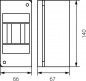 Rozdzielnica modułowa 1x3 natynkowa RNO-3 IP30 (bez PE/N) 5.2