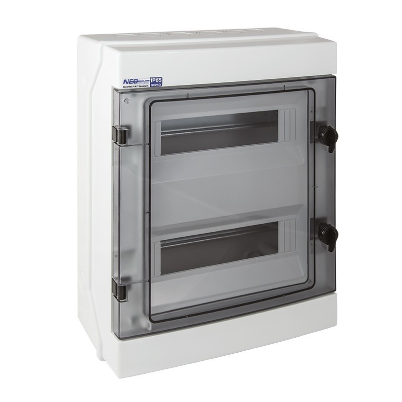 Rozdzielnica hermetyczna modułowa (500V AC ,1000V DC) 2x12 natynkowa IP65 RH-24 36.24 Rozdzielnica hermetyczna modułowa (500V AC ,1000V DC) 2x12 natynkowa IP65 RH-24 36.24