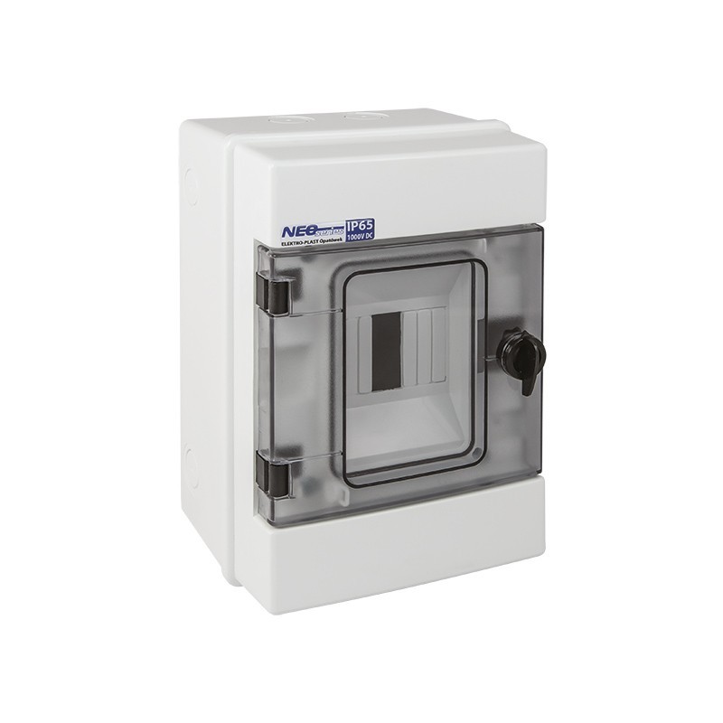 Rozdzielnica hermetyczna modułowa (500V AC ,1000V DC) 1x4 natynkowa IP65 RH-4 36.04 Rozdzielnica hermetyczna modułowa (500V AC ,1000V DC) 1x4 natynkowa IP65 RH-4 36.04