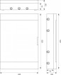 Rozdzielnica modułowa 3x18 natynkowa IP40 SRn-54 1.54