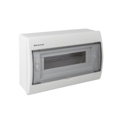 Rozdzielnia elektryczna modułowa 1x12 natynkowa z tworzywa sztucznego IP40 biała ELEKTRO-PLAST OPATÓWEK