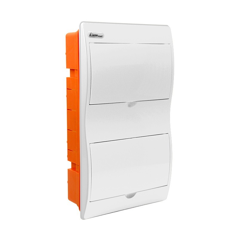 Rozdzielnica modułowa 2x8 podtynkowa IP40 RP-16/B Fala (N+PE) 8.14