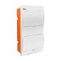 Rozdzielnica modułowa 2x8 podtynkowa IP40 RP-16/B Fala (N+PE) 8.14
