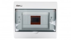 Rozdzielnia elektryczna modułowa 1x8 podtynkowa z tworzywa sztucznego IP40 biała ELEKTRO-PLAST OPATÓWEK