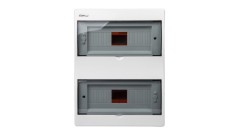 Rozdzielnia elektryczna modułowa 2x12 podtynkowa z tworzywa sztucznego IP40 biała ELEKTRO-PLAST OPATÓWEK
