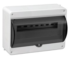 Rozdzielnia elektryczna modułowa 1x12 natynkowa z tworzywa sztucznego IP30 biała PAWBOL
