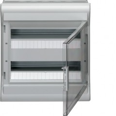 Rozdzielnia elektryczna modułowa 2x12 natynkowa z tworzywa sztucznego IP65 szara HAGER POLO