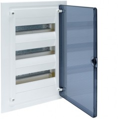 Rozdzielnia elektryczna modułowa 3x12 podtynkowa z tworzywa sztucznego IP40 biała HAGER POLO