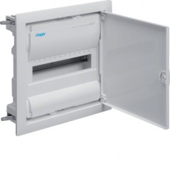 Rozdzielnia elektryczna modułowa 1x12 do ścian pustych ze stali IP30 biała HAGER POLO