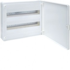Rozdzielnia elektryczna modułowa 2x18 natynkowa z tworzywa sztucznego IP40 biała HAGER POLO