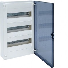 Rozdzielnia elektryczna modułowa 3x12 natynkowa z tworzywa sztucznego IP40 biała HAGER POLO
