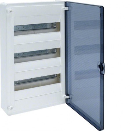 Rozdzielnia elektryczna modułowa 3x12 natynkowa z tworzywa sztucznego IP40 biała HAGER POLO