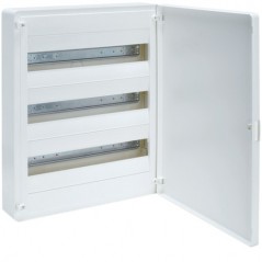 Rozdzielnia elektryczna modułowa 3x18 natynkowa z tworzywa sztucznego IP40 biała HAGER POLO