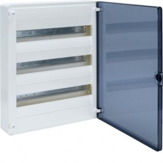 Rozdzielnia elektryczna modułowa 3x18 natynkowa z tworzywa sztucznego IP40 biała HAGER POLO