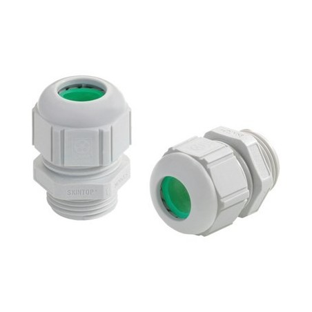 Dławnica kablowa bezhalogenowa M20 IP68 SKINTOP ST-HF-M 20x1,5 jasnoszara 53111427