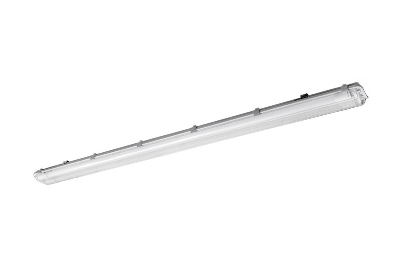 Oprawa hermetyczna G-TECH 258 pod 2 świetlówki LED T8 G13 1500mm, IP65 ABS/PS szary GT-HER2X58-00 Oprawa hermetyczna G-TECH 258 pod 2 świetlówki LED T8 G13 1500mm, IP65 ABS/PS szary GT-HER2X58-00