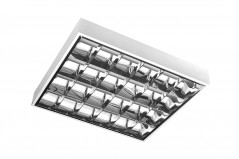 Oprawa nasufitwa rastrowa RASTRO LED 4x60 T8 LED-J,G13 IP20 biały 610x610x72mm GT-LE060JN-01